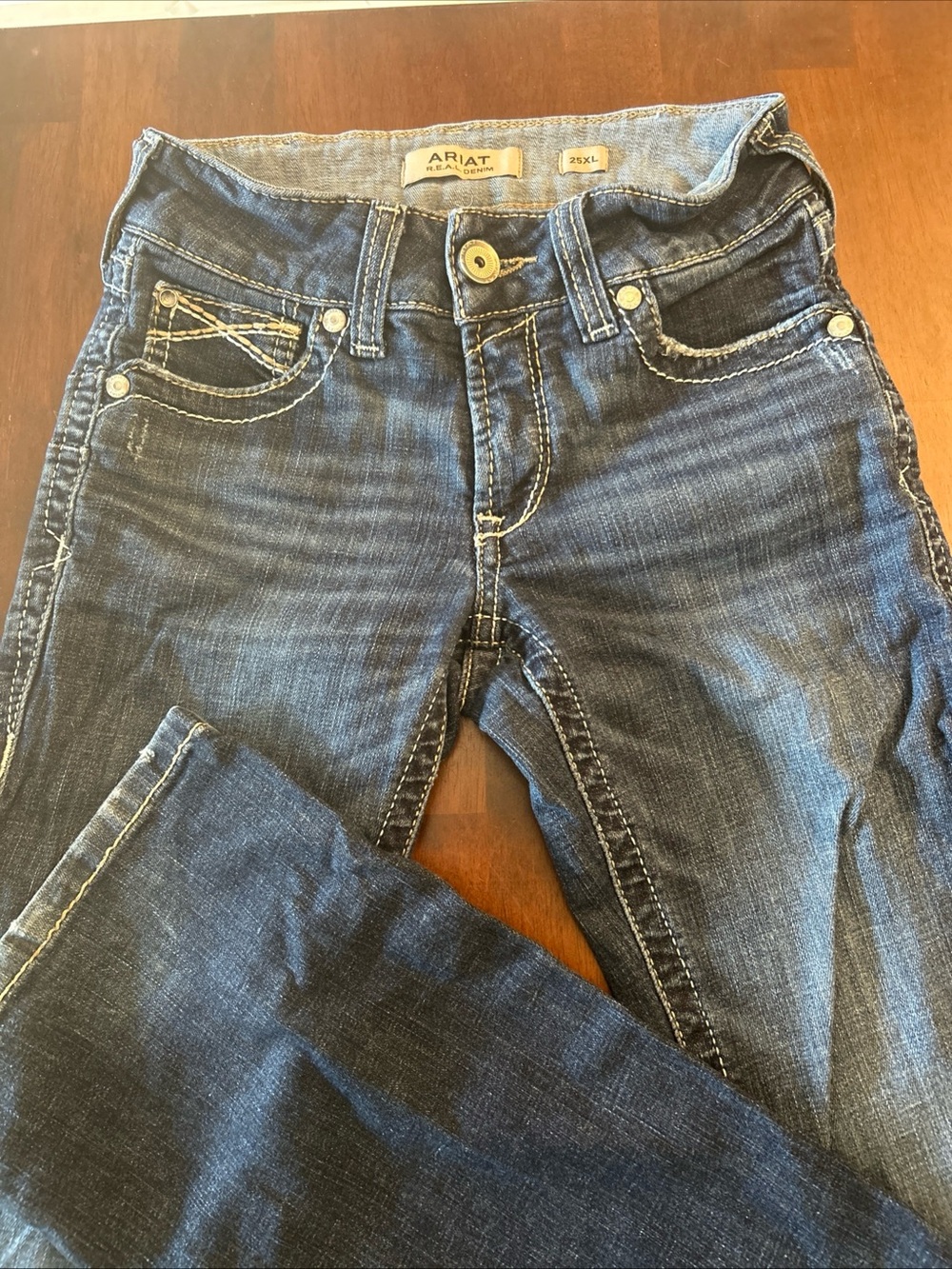 Ariat Women’s Jeans 25XL  Denim Equestrian Blue Perfect Rise Boot Cut